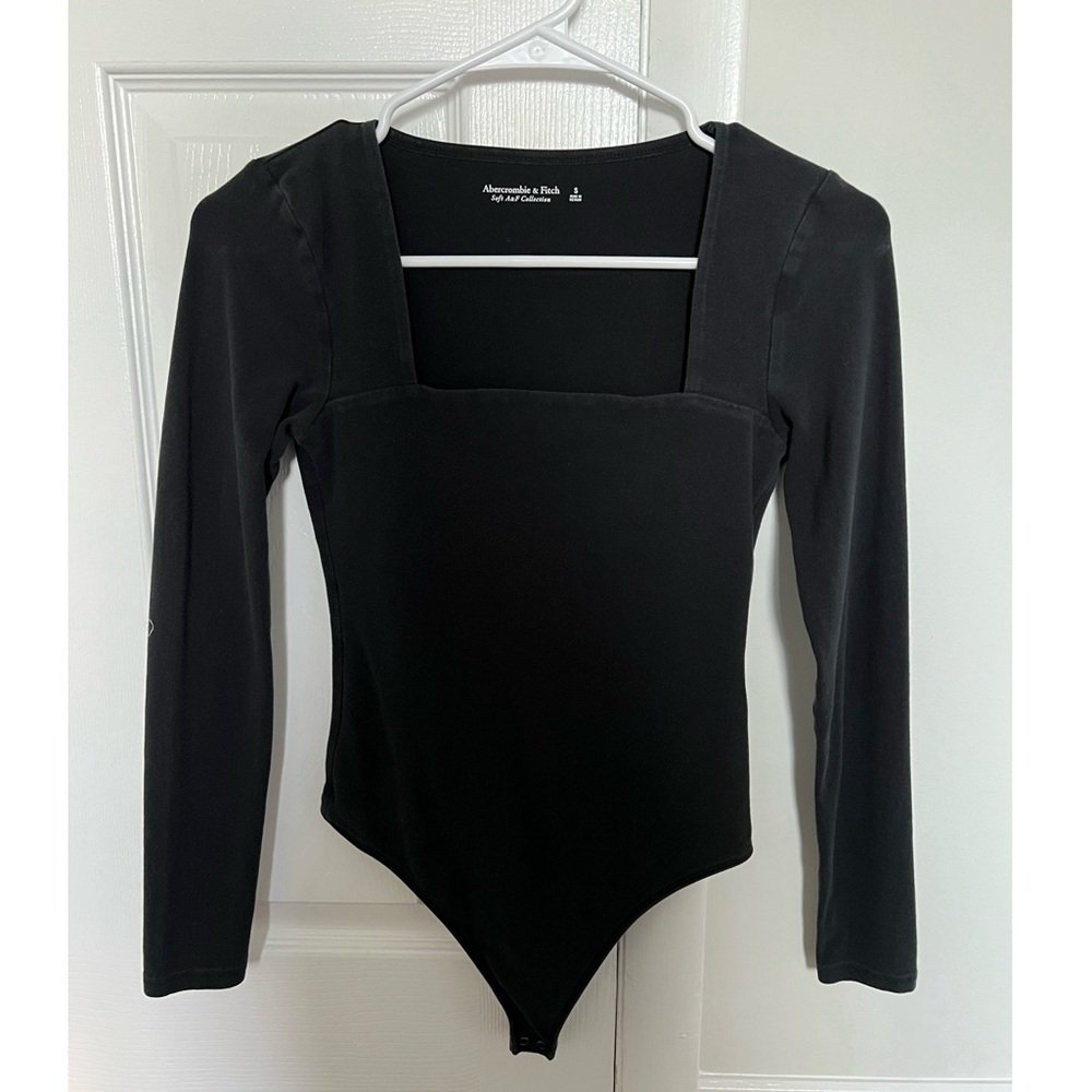 Abercrombie Long Sleeve Black Bodysuit